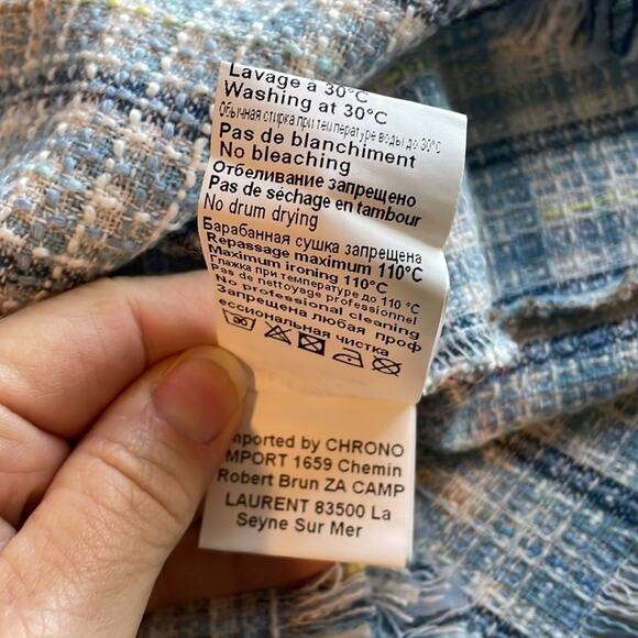 Lili Sidonio Molly Bracken cropped tweed blouse - Picture 10 of 11